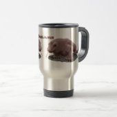 Mug De Voyage Illustration du dragon de Komodo (Devant droit)