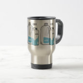 Mug De Voyage Illustration du lait (Devant droit)