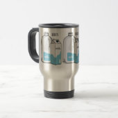 Mug De Voyage Illustration du lait (Devant gauche)