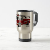 Mug De Voyage Illustration du moteur à incendie (Devant droit)