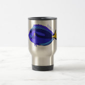 Mug De Voyage Illustration du poisson de la cuve bleue (Centre)