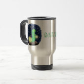 Mug De Voyage Illustration du ver vert mou (Devant gauche)