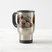 Mug De Voyage Illustration d'un champignon (Devant gauche)