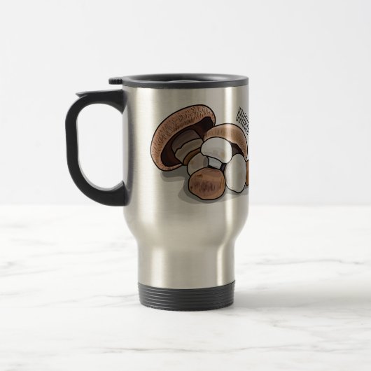 Mug De Voyage Illustration d'un champignon (Gauche)
