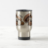 Mug De Voyage Illustration d'un champignon (Centre)
