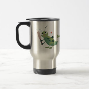 Mug De Voyage Illustration d'un insecte du cricket vert mou