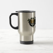Mug De Voyage Illustration d'une moto de croiseur militaire (Gauche)