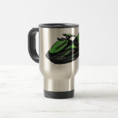 Mug De Voyage Illustration Jet ski (Devant gauche)