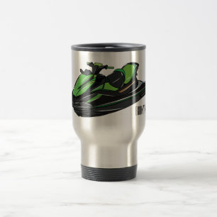Mug De Voyage Illustration Jet ski