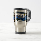 Mug De Voyage Illustration Tuk tuk (Devant droit)
