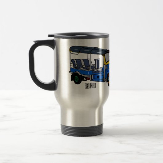 Mug De Voyage Illustration Tuk tuk (Gauche)