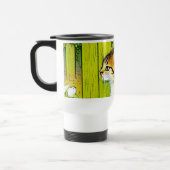 Mug De Voyage Illustration vintage Tabby Cat (Gauche)