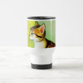 Mug De Voyage Illustration vintage Tabby Cat (Centre)