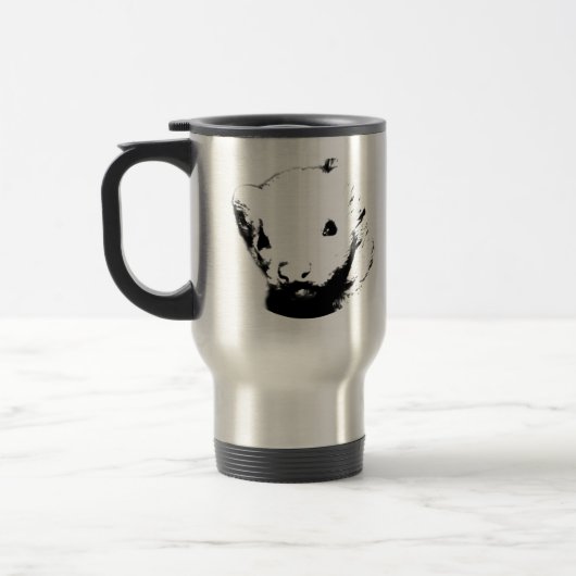 Mug De Voyage Image mignonne de furet (Gauche)