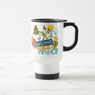Mug De Voyage Imaginez la paix du monde