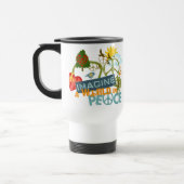 Mug De Voyage Imaginez la paix du monde (Gauche)