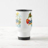 Mug De Voyage Imaginez la paix du monde (Centre)