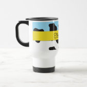Mug De Voyage Impression de vache, Motif de vache, Spots de vach (Gauche)