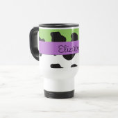 Mug De Voyage Impression de vache, Motif de vache, Spots de vach (Devant gauche)