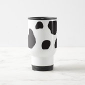 Mug De Voyage Impression De Vache, Spots De Vache, Noir Et Blanc (Centre)