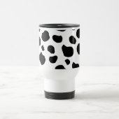 Mug De Voyage Impression De Vache, Spots De Vache, Noir Et Blanc (Centre)