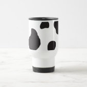 Mug De Voyage Impression De Vache, Spots De Vache, Noir Et Blanc (Centre)