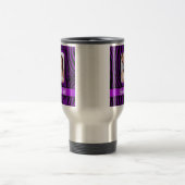 Mug De Voyage Impression zèbre violet (Centre)