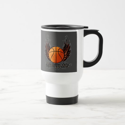 Mug De Voyage Inarrêtable (basket-ball) (Droite)