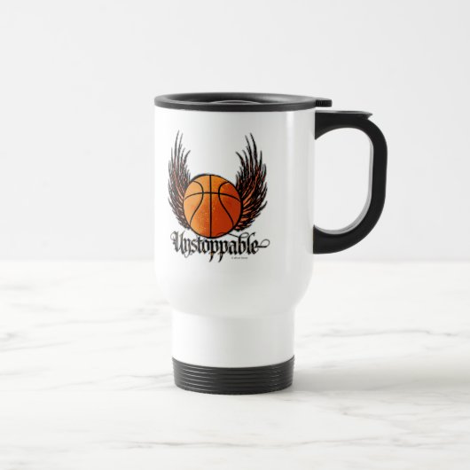 Mug De Voyage Inarrêtable (Basket-ball) (Droite)