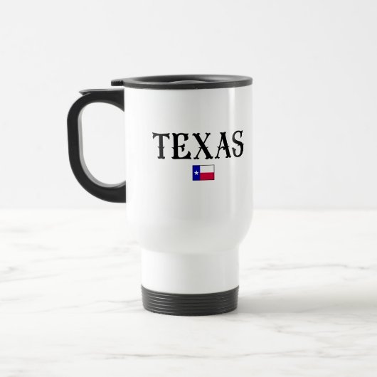 Mug De Voyage Indicateur de la carte d'état du Texas USA (Gauche)