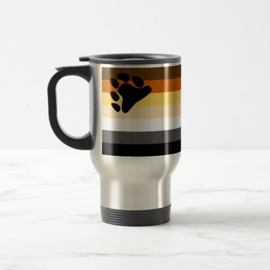 Mug De Voyage Indicateur de la fierté de l'ours (Gauche)
