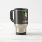 Mug De Voyage Indicateur Mexique avec votre nom (Devant gauche)