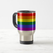 Mug De Voyage Indicateur Rainbow Pride (Devant gauche)