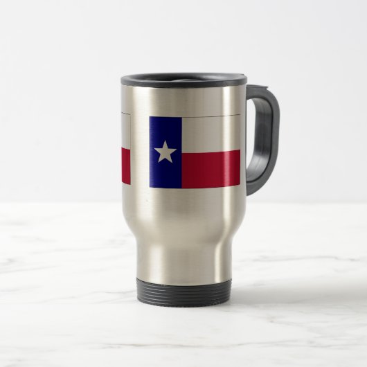 Mug De Voyage Indicateur Texas Lone Star (Devant droit)