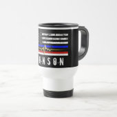 Mug De Voyage Indicateur Trifecta de la fonction publique| (Devant droit)