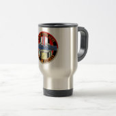 Mug De Voyage Infanterie de CIB de vétéran d'OEF OIF (Devant droit)