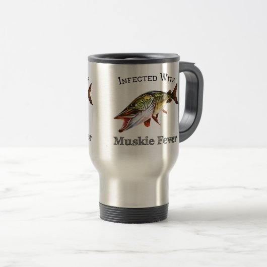 Mug De Voyage Infecté Par La Fièvre Du Muskie (Devant droit)