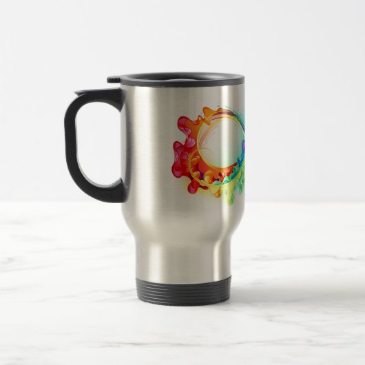 Mug De Voyage Infinity avec Rainbow Jellyfish (Gauche)