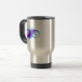 Mug De Voyage Infinity with purple feather (Devant gauche)