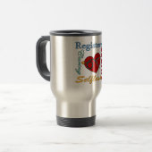 Mug De Voyage Infirmier autorisé - RN (Devant gauche)