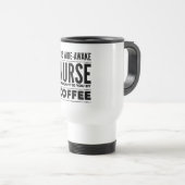 Mug De Voyage Infirmière amatrice de café (Devant droit)