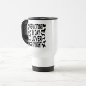 Mug De Voyage Infirmière Amoureux des chiens (Devant gauche)
