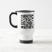 Mug De Voyage Infirmière Amoureux des chiens (Gauche)