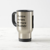 Mug De Voyage Infirmière de zombi (Devant gauche)