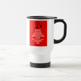 Mug De Voyage Infirmière - gardez le calme et continuez
