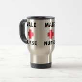 Mug De Voyage Infirmière masculine (Devant gauche)