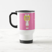 Mug De Voyage Infirmière mignonne de bande dessinée (Gauche)