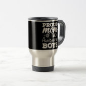 Mug De Voyage Infirmières Valentines Jour Coeur Bow Stethoscope  (Devant droit)