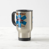Mug De Voyage Infirmiers sauvant les vies (Devant gauche)