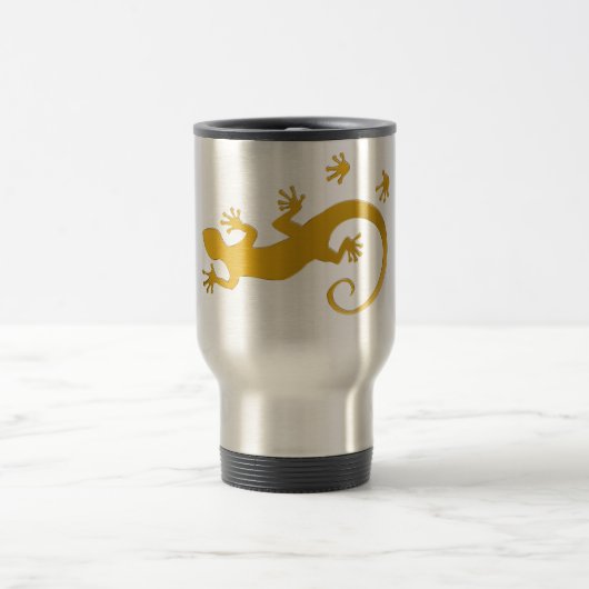 Mug De Voyage Ing de course Gecko d'or (Centre)